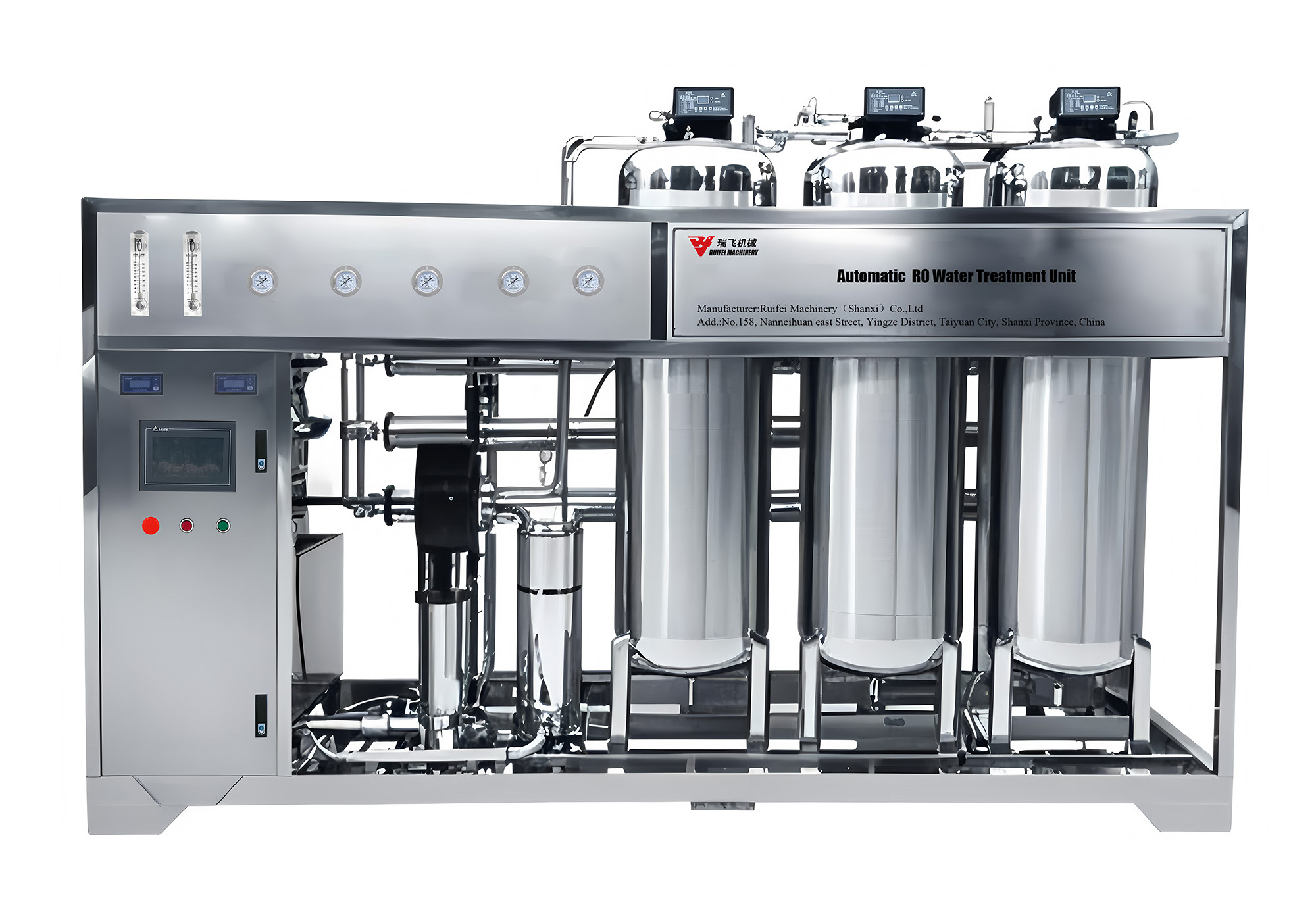 Automatic single-stage RO water treatment unit